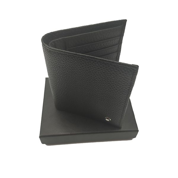 

new men's brand wallet european fashion designer card holder leather purse credit card holder coin purse high-end gift box, Red;black