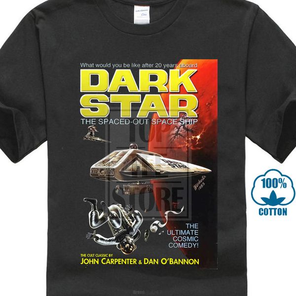 

dark star john carpenter s movie 1974r t shirt ver 2 black all sizes s 4xl funny tees youth short