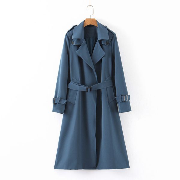 

women's windbreaker new arrive autumn winter grace high street elements casual fashion female jacket overcoat size : s-xl, Tan;black