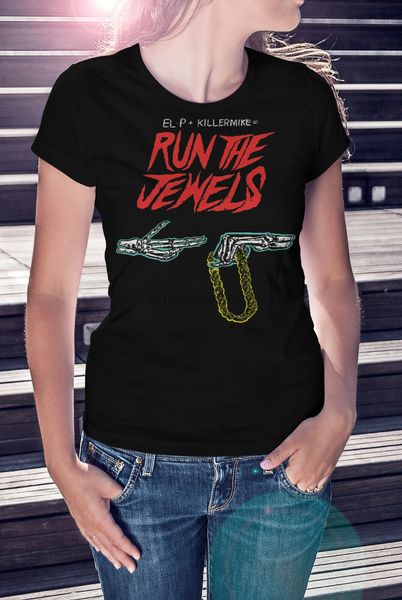 

run the jewels женщины black футболку el-p убийца майк tee shirt rtj