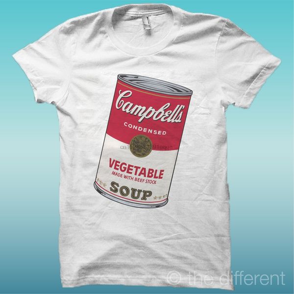 

t-shirt pot campbell blanc