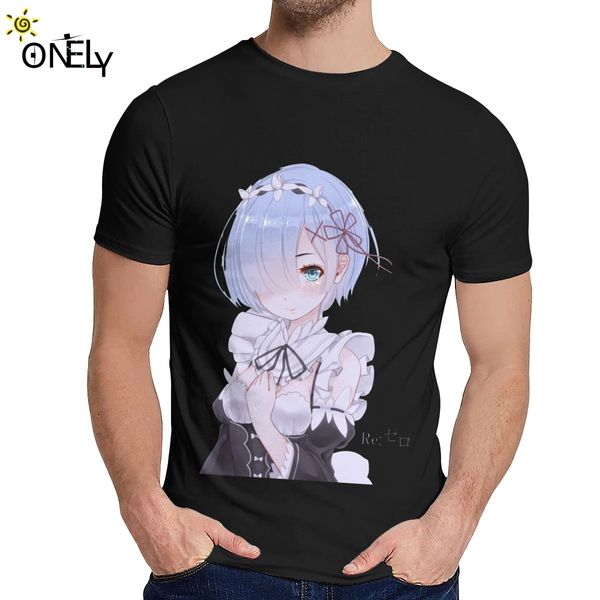 

streetwear re zero kara anime t shirt hipster 100% cotton camiseta fashion crewneck