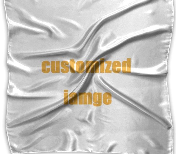 

noisydesigns 60cm custom logo women square head scarf wraps scarves ladies printed kerchief neck beautiful scarf shawl fashion, Blue;gray