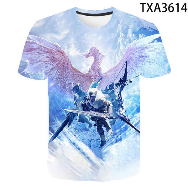 

games monster hunter boy girl printed cool 3d print shirts graphic graphic hippie men clothing