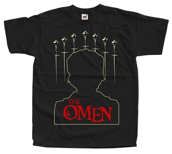 

the omen r donner movie poster men funny tshirts hip hop harajuku tshirt designer t-shirt skull t-shirts for man