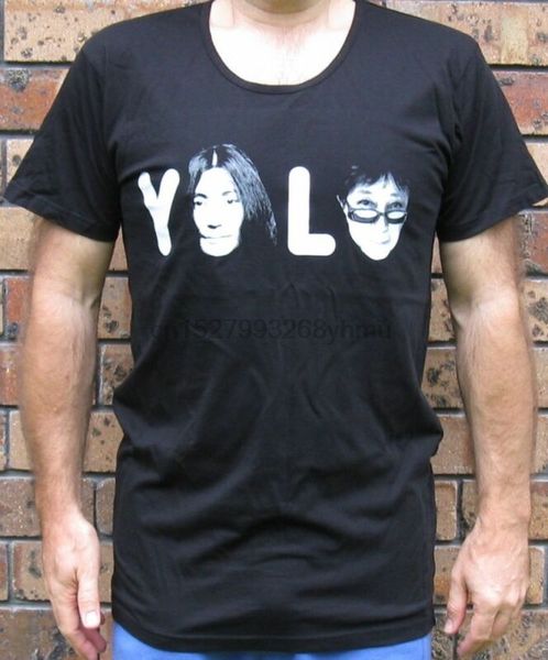 

новые мужские yoko ono lennon yolo ascolour черный хлопок футболка