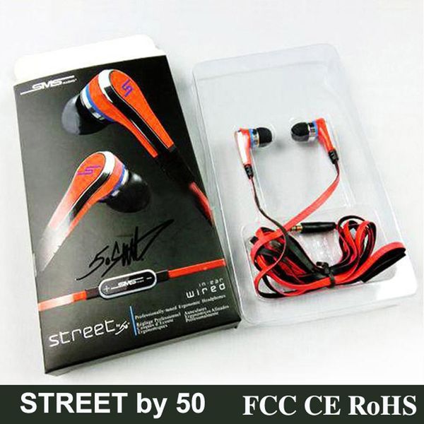 

wired earbuds mini 50 cent earphones sms audio street by headphone in-ear headset for mp3 mp4 cell phone tablet