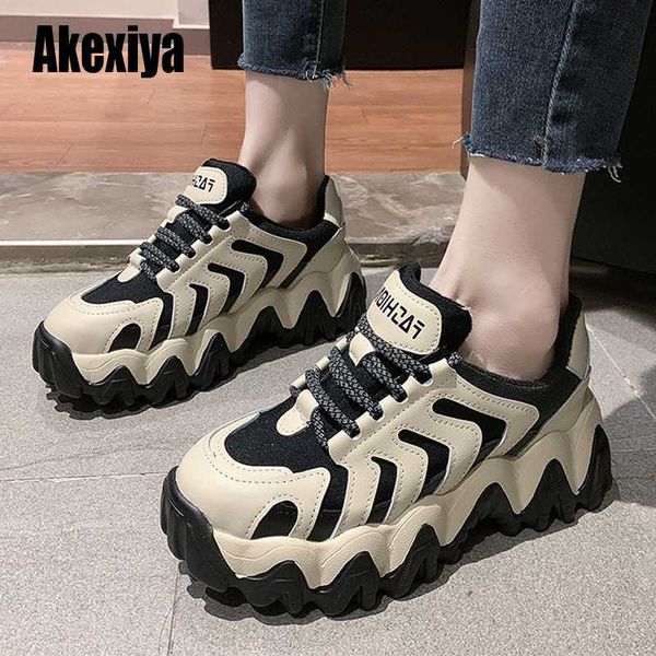 

2020 shoes winter warm platform woman snow boots plush female casual sneakers leather female snowboots warm shoes fur u149, Black