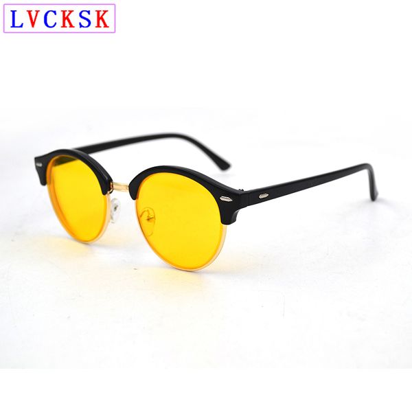 

sunglasses myopia polarized pochrimic night vision women men black rivets frame pochromic yellow lens driveing glasses l2, White;black