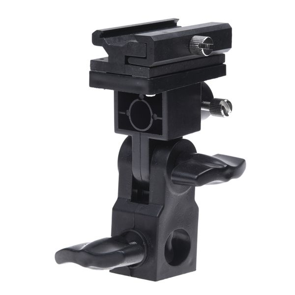 

black swivel flash light stand mount bracket shoe umbrella holder type b