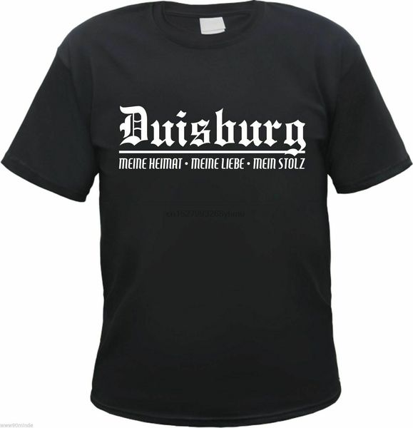 

duisburg t-shirt-home love pride-s to 3xl-black-fans and co