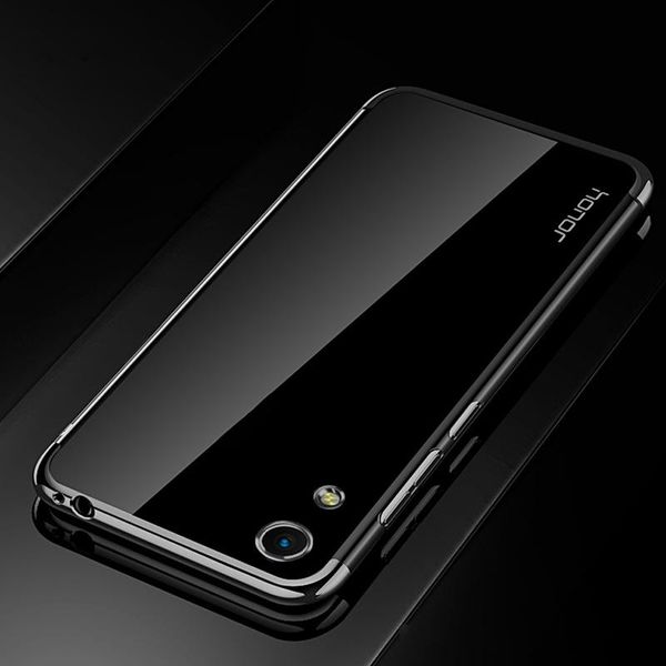

keajor soft plating tpu silicon luxury transparent bumper cover for huawei honor 8a phone case