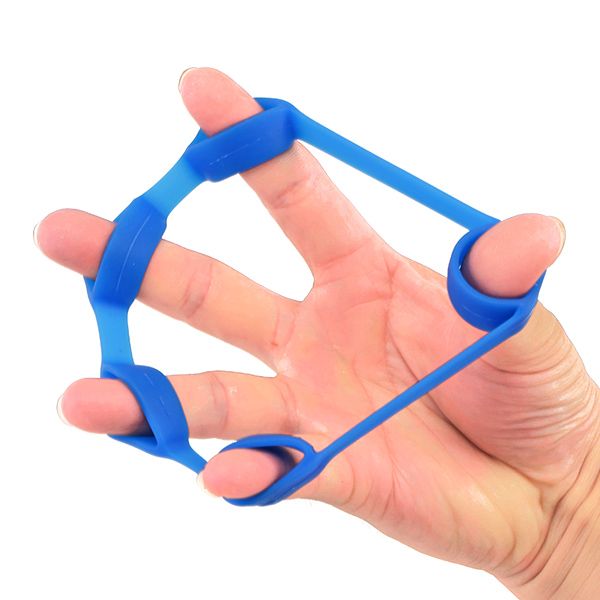 

resistance bands suit silicone finger strengthener hand band grip exerciser strength trainer gripper b2cshop jy17