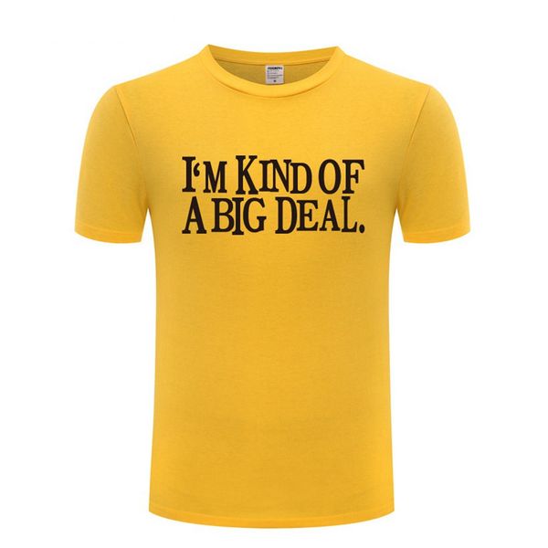 

я тип big deal мужской t shirt men популярные одежда письма tshirt top тройники новые футболки для мужчин camisetase hombre