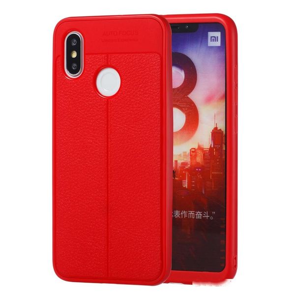 

lychee leather back silicone cases case for xiaomi redmi note 7 6 pro play go 9 8 se lite a2 lite