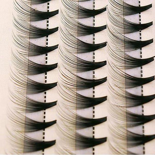 

false eyelashes 20d 60 bundles natural eyelash 0.07 thickness silk curly fake eye lashes compact makeup beauty extension tool make up