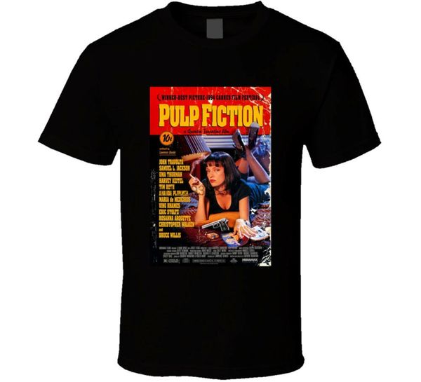 

pulp fiction 90s classic vintage movie t-shirt mens black tee gift new from us