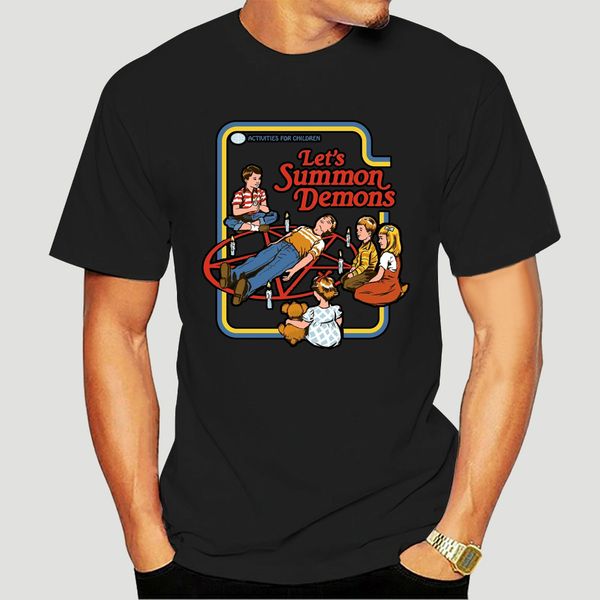 

new lets summon demons steven rhodes funny cult t shirt s-2xl-3521a