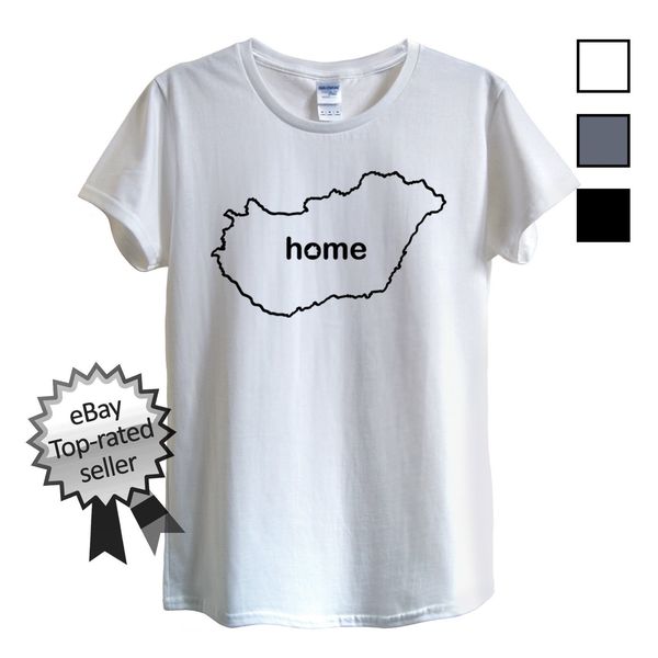 

simple short-sleeved cotton t-shirt hungary home t-shirt find your own country men or women's hungarian budapest o-neck t shirt