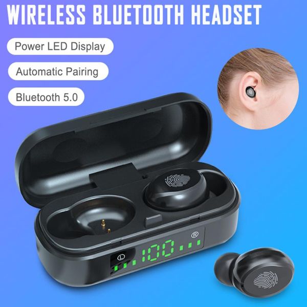 

tws v8 mini wireless bluetooth touch control music headphones sport earbuds business headset for huawei