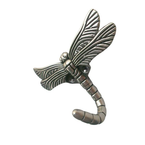 

1pc wall hook zinc alloy lovely dragonfly hanging coat hook for kitchen