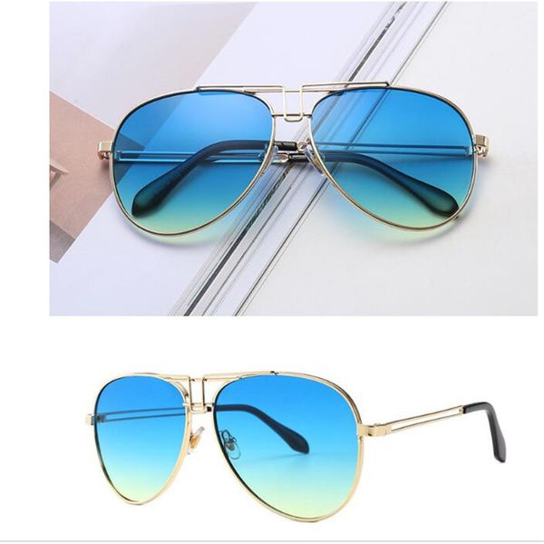 

sunglasses kapelus metal marine film men and women large size sunshade, White;black