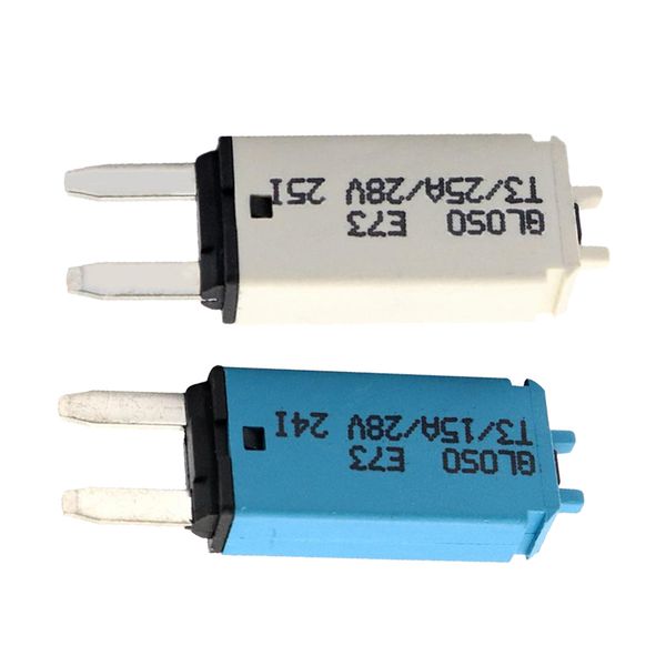 

pair auto car truck 15a+25a manual resettable circuit breaker 15a+25a fuses