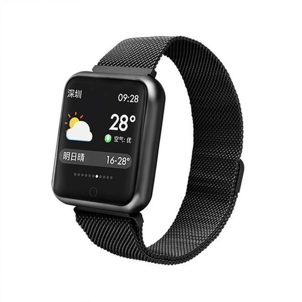

sports smart watch p68 fitness bracelet activity tracker ip68 heart rate monitor blood pressure for ios android smart watch band
