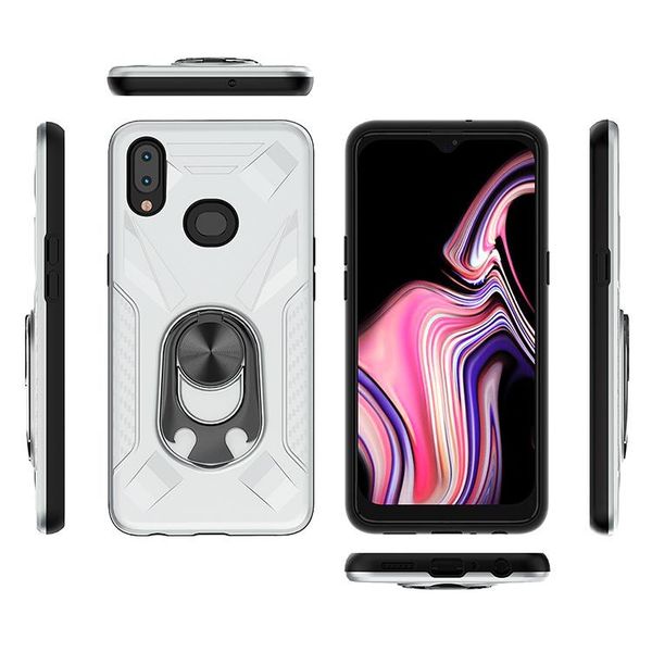 

for samsung galaxy a10s a20s a30s case pc tpu ring kickstand shock absorption protective phone case cover ing