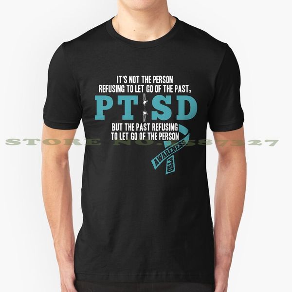 

птср осведомленность shirt - поддержка ветеранов военная черная белая тенниска для мужчин, женщин