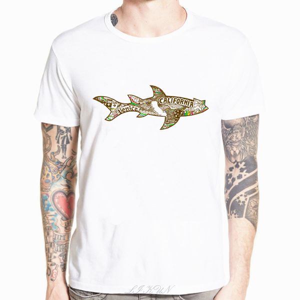 

new maui and sons shark logo california mens white color t-shirt sizes xs-5xl reprint summer t shirt brand fitness body building