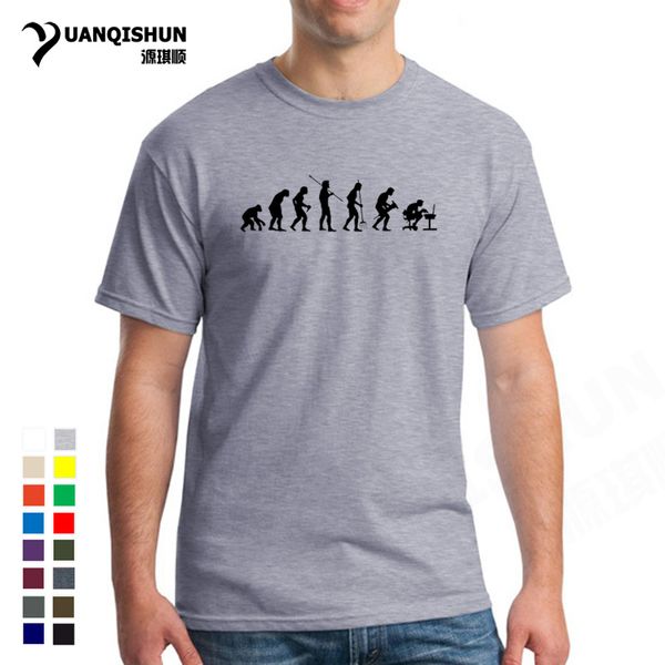 

the big bang theory men t shirt new 16 colors computer evolution men t-shirt summer short sleeve cotton sheldon cooper tees top