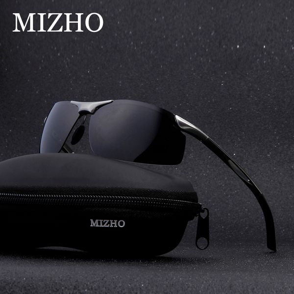 

mizho anti-glare hard light aluminium magnesium sunglass polaroid 2020 sports sunglasses polarized men night vision driving, White;black