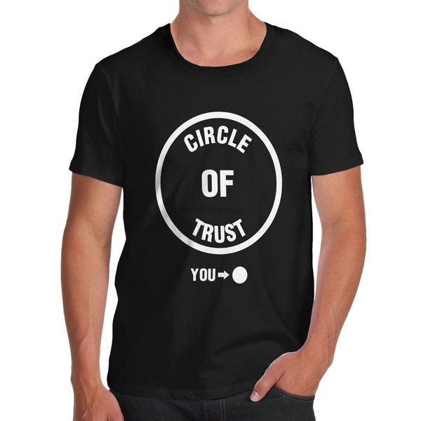 

mens круг доверия и вы смешные t-shirt