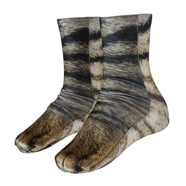 

cotton children kids 3d animal paw ankle breathable short crew socks, Black;white
