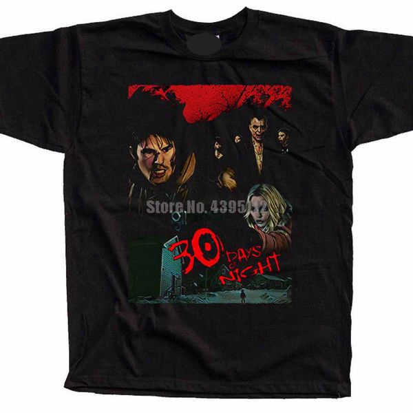 

30 days of night movie poster men tshirts hip hop harajuku t shirts gym tee shirt black and white t-shirts mens top