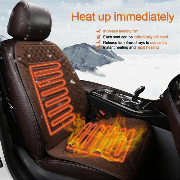 

universal car seat cushion 12v heater warmer winter household cushion cardriver heated seat