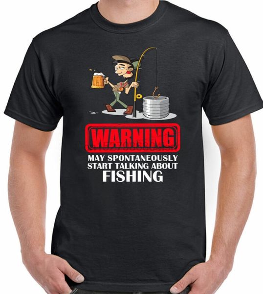 

говоря о рыбалке mens смешные t-shirt карп кумжи rod рыбы рыболов reel