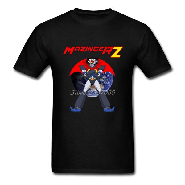 

mazinger z футболка большого размера с коротким рукавом футболки мужчины новый автомобиль-стилизации рубашки людей хлопка