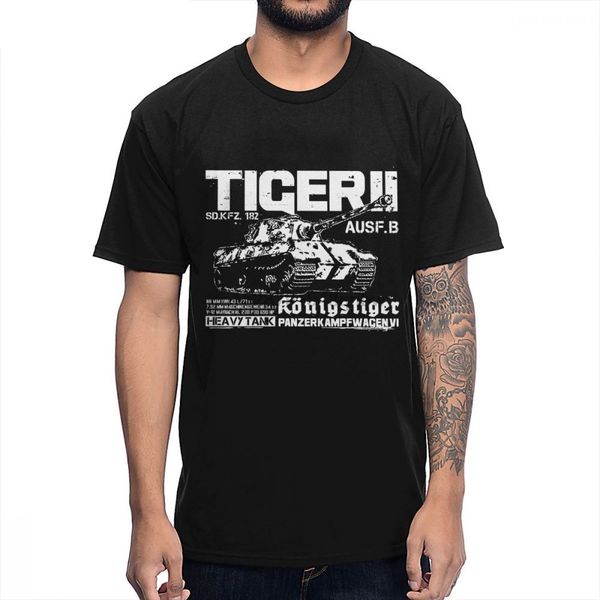 

heavy tank tiger t shirt german army panzer t-shirt summer man comfortable round collar tee shirt