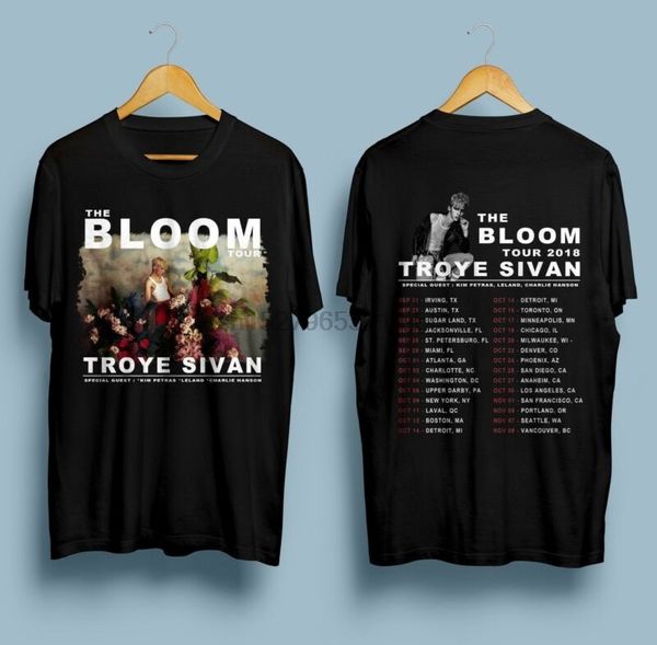 

limited new troye sivan the bloom tour 2020 t-shirt s-3xl man men's t-shirts summer style fashion swag men t shirts tee