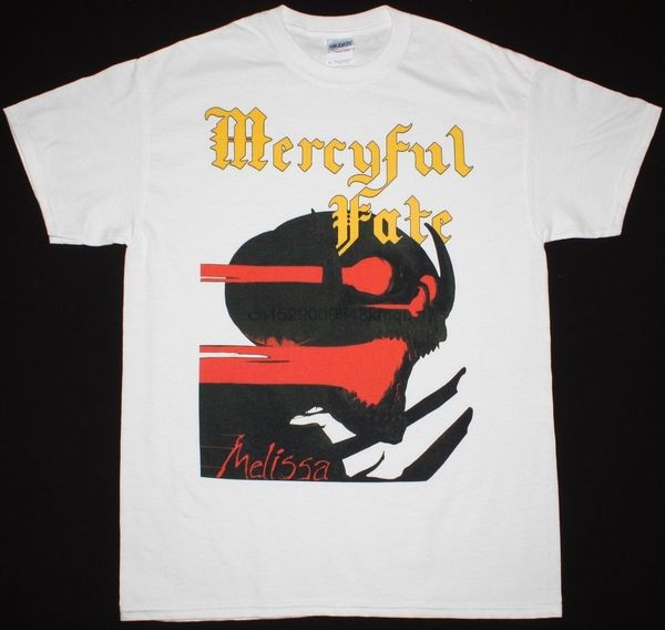 

mercyful fate melissa king diamond heavy metal saxon s-xxl new white t-shirt 100% cotton tee shirt wholesale tee