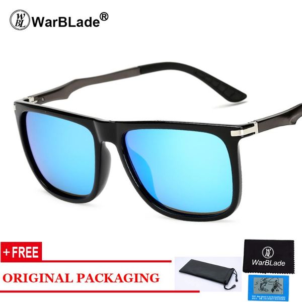 

luxury square sunglasses men women polarized aluminum magnesium black sun glasses uv400 eyewear accessories oculo, White;black