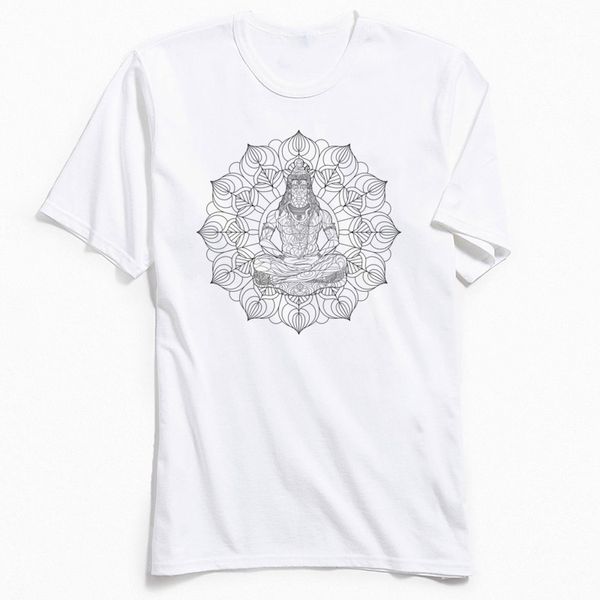 

men t shirts latest o-neck shiva mandala t-shirt mens 100% cotton tees male tshirt casual short sleeve tshirts quality