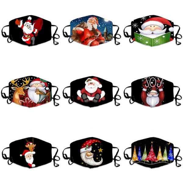 

washable face mask flowers prints anti spittle splash sun uv prection mouth mask mascherine dust proof respirator#543, Black