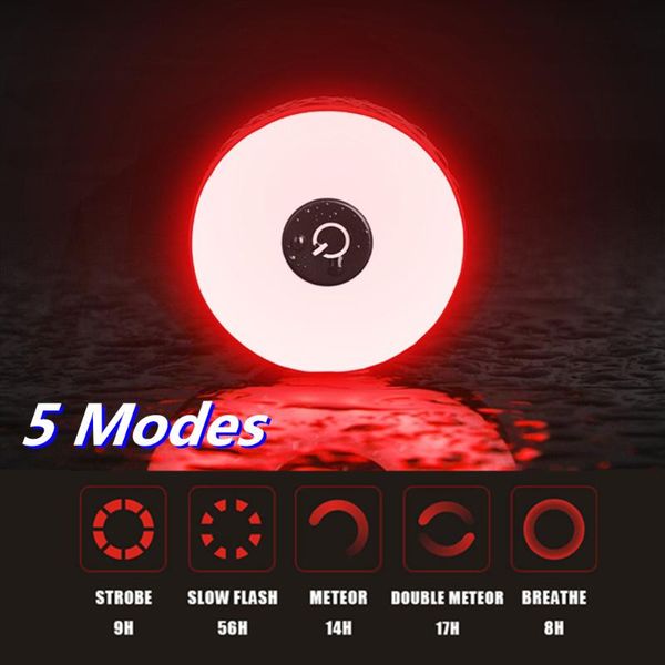 

bike lights led bicycle tail light usb charging rear mini waterproof safety warning cycling helmet backpack lamp accessory