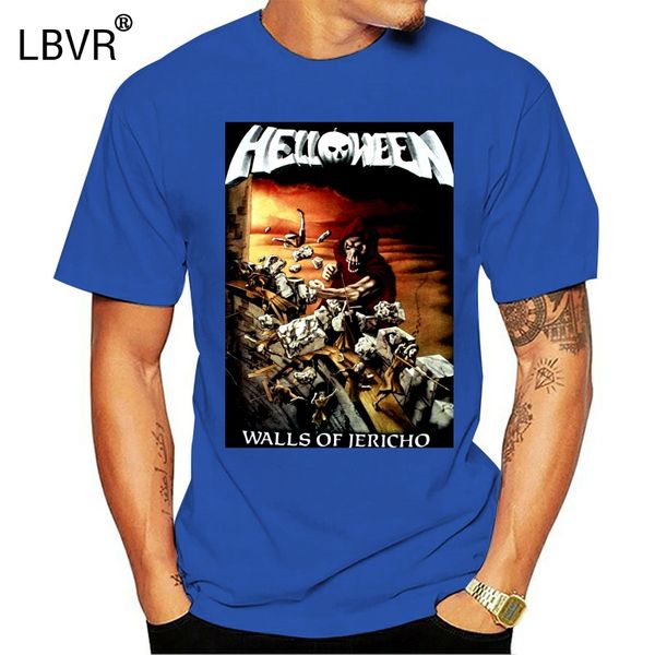 

helloween walls of jericho 1985 album cover t shirt