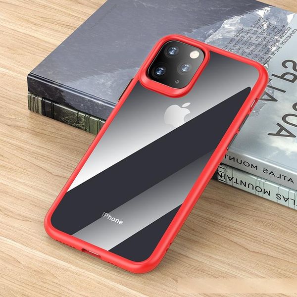 

rock protection case 11 pro max shockproof transparent silicone protective back cover for iphone 5.8 6.1 6.5 inch