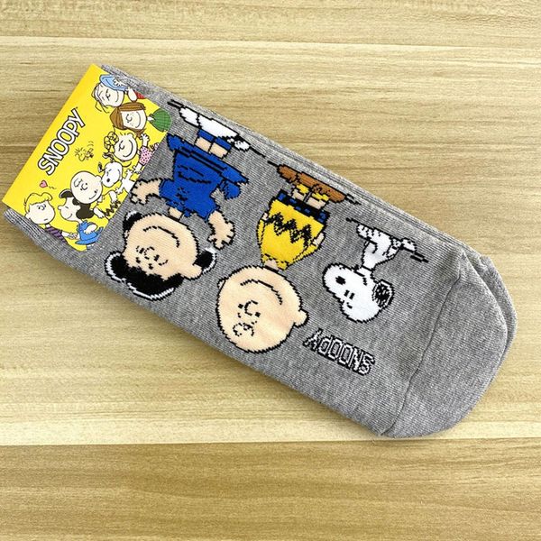 

spring and summer new korean dongdaemun women's cartoon snoopy cartoon cute short cotton socks cotton socks socks rqedz, Black