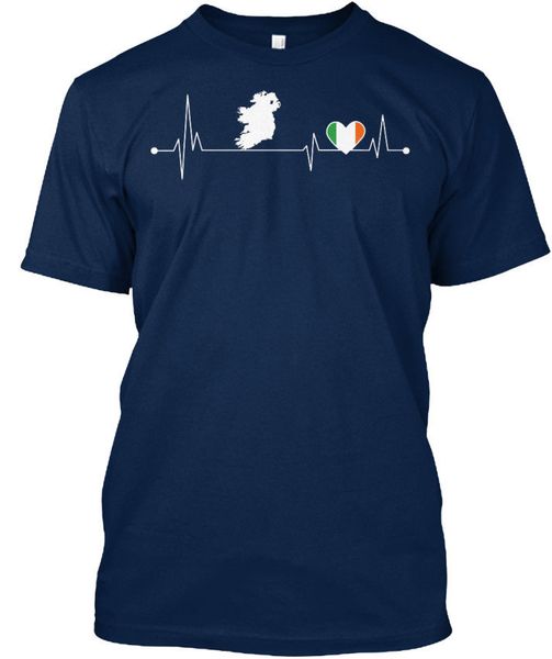 

2020 fashion ireland hearbeat standard t-shirt (s-5xl) tee shirt